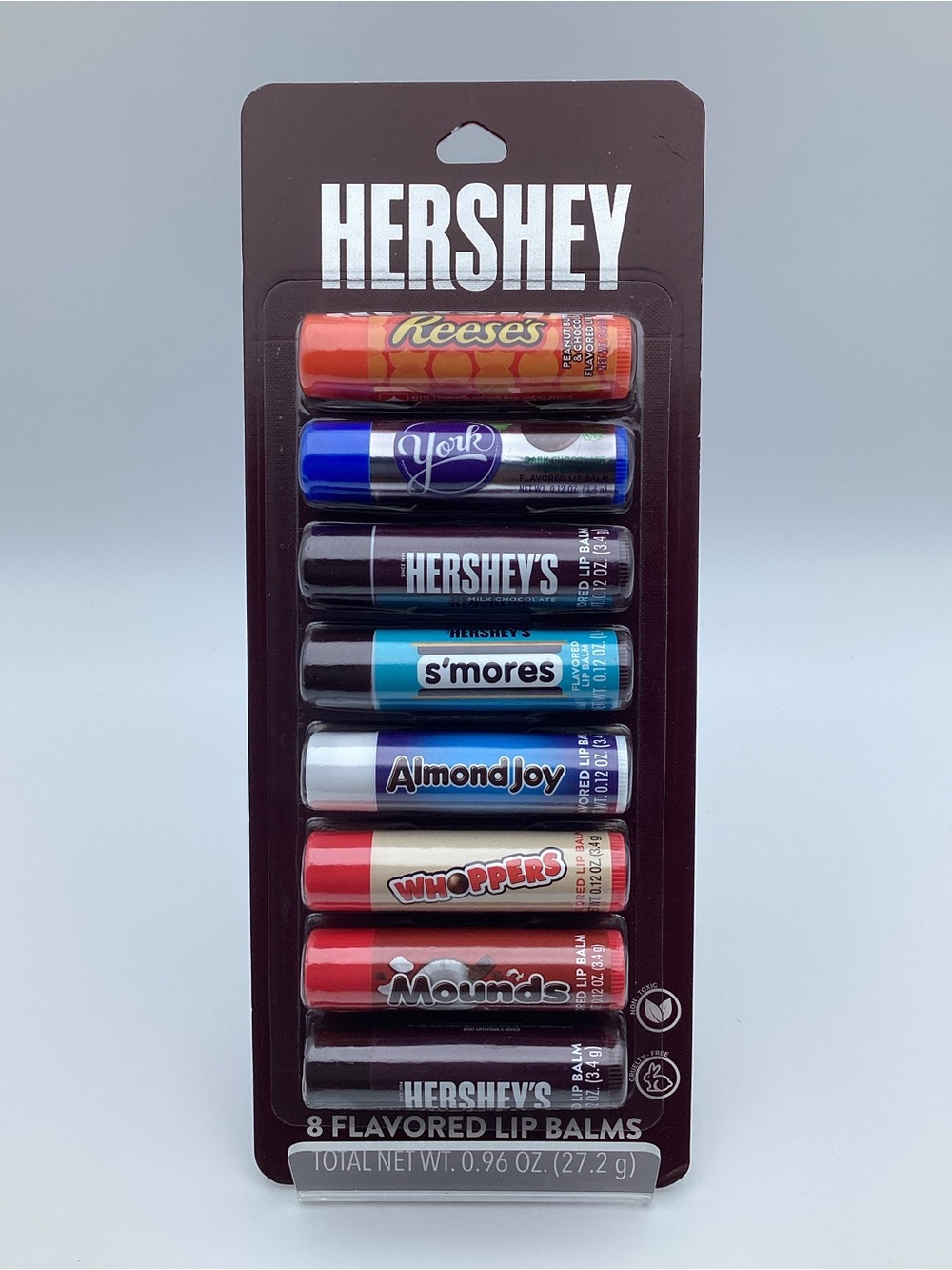 Hershey 8 Flavored Lip Balm Set Candy Inspired Flavors - Unisex